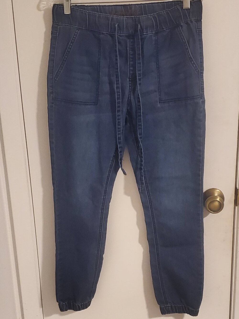 Copper Flash Jogger Jeans Blue Denim Women's Size 6